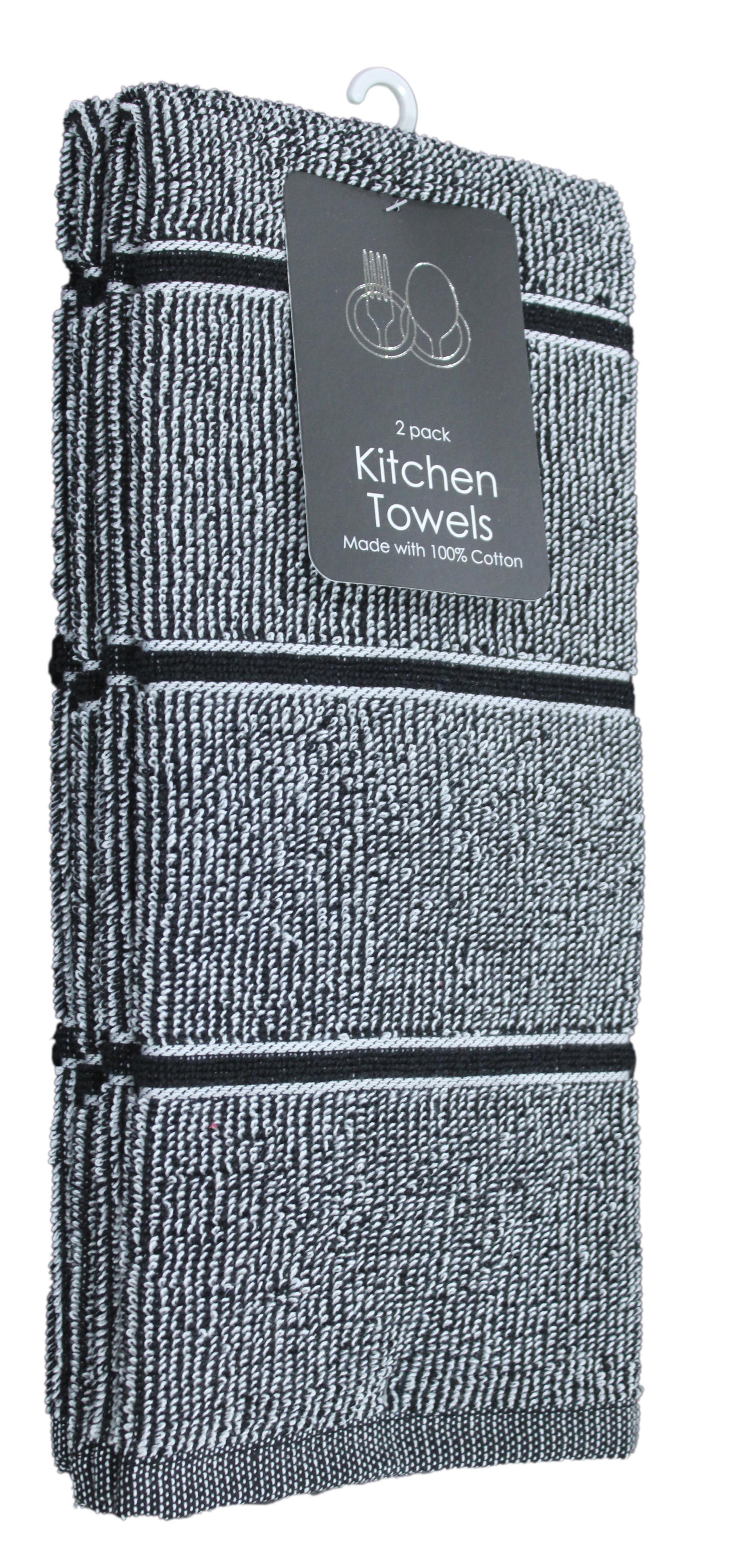 2-pack Two Tone Sectional Kitchen Towel