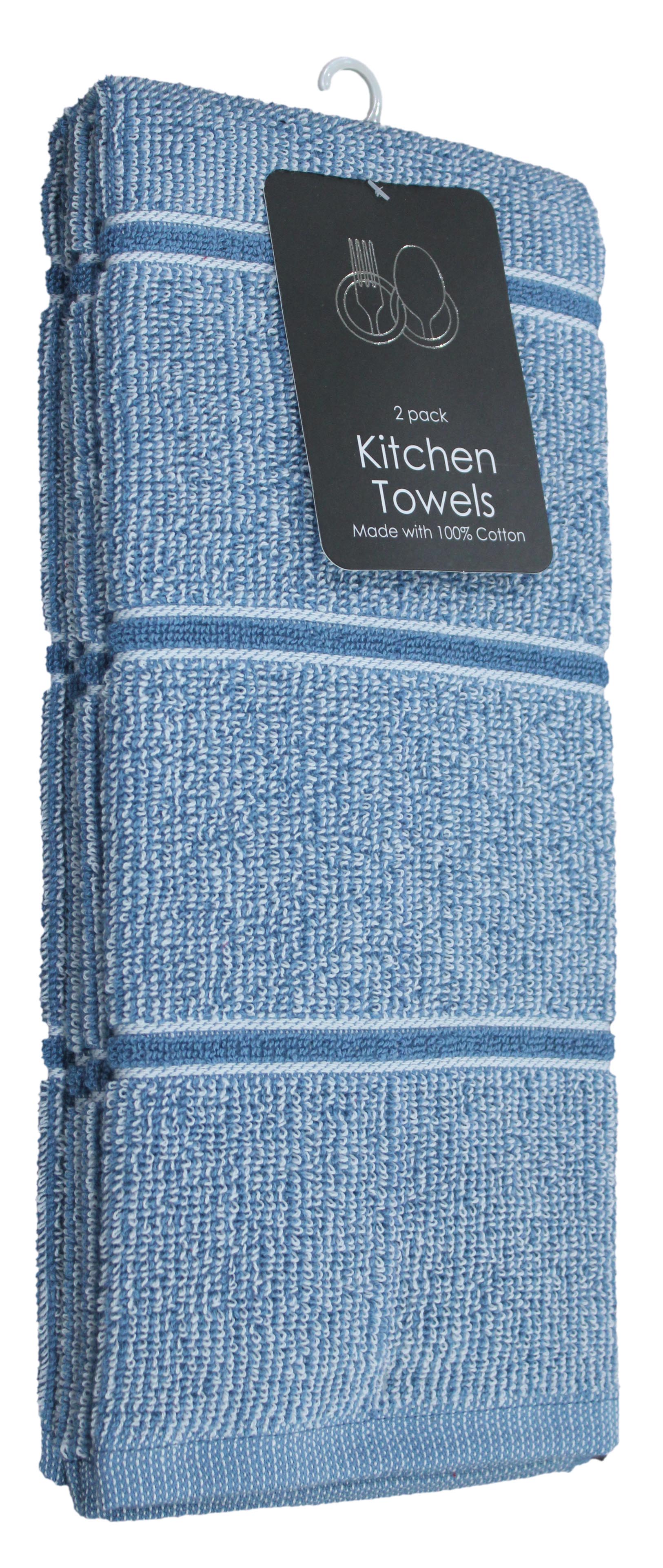 2-pack Two Tone Sectional Kitchen Towel