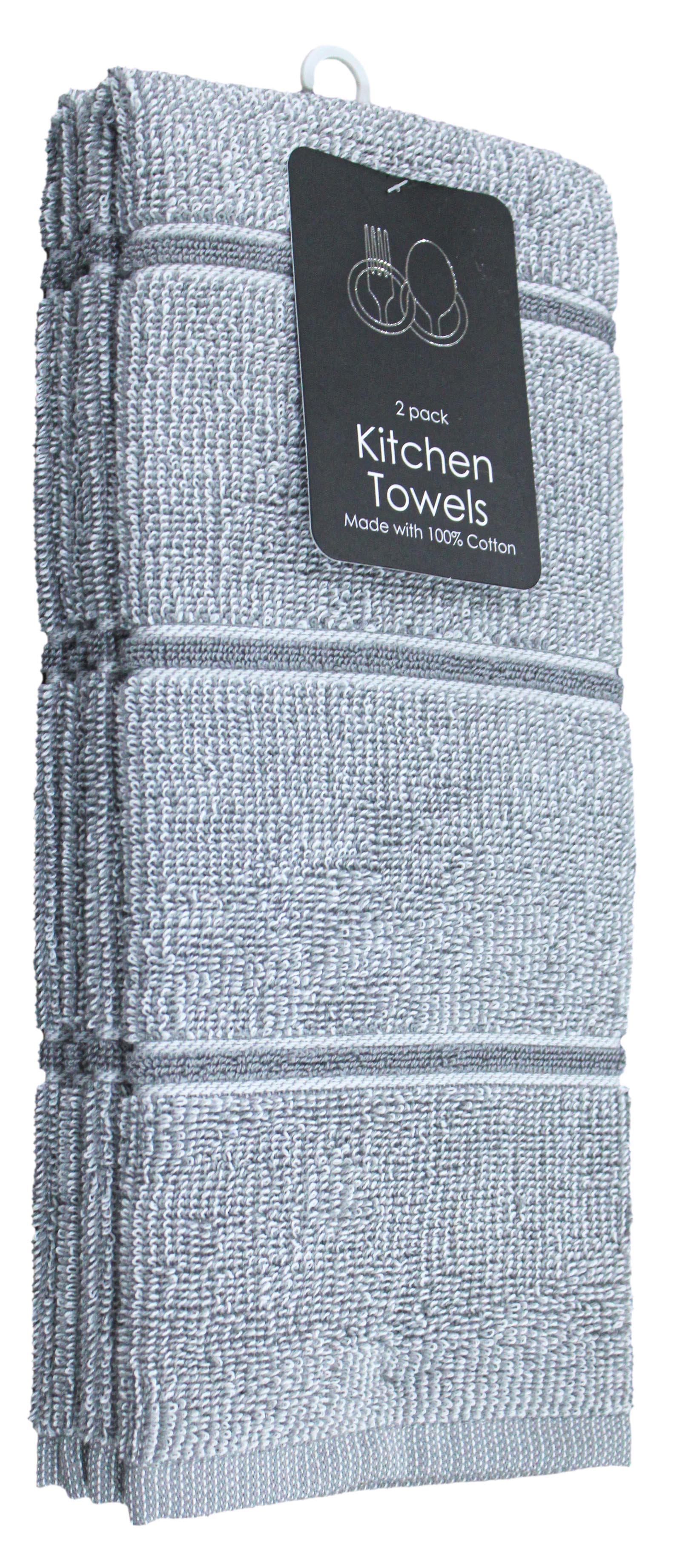 2-pack Two Tone Sectional Kitchen Towel
