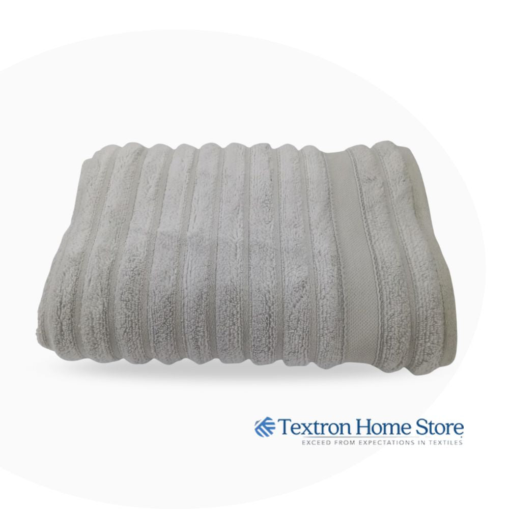 Zero Twist Bath Towel Light Gray