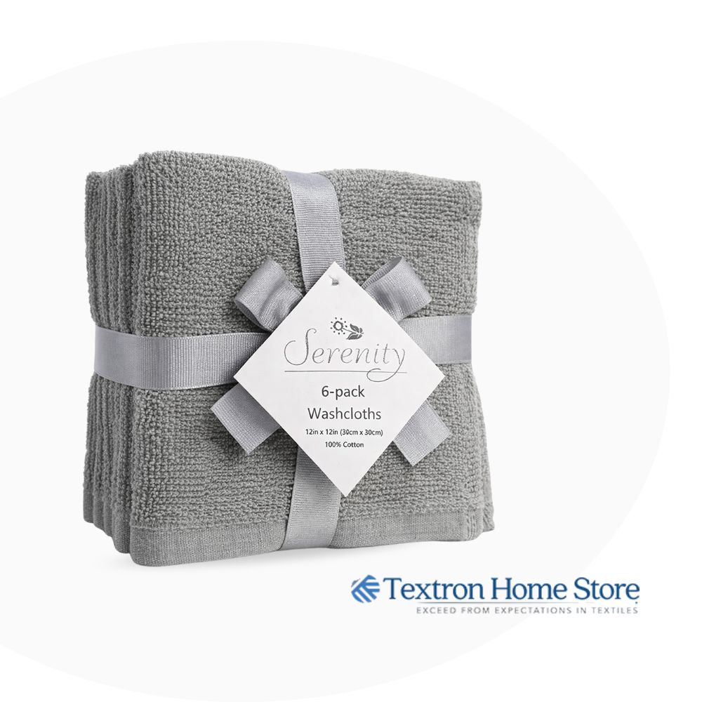 Luxury Wash Cloth Grey