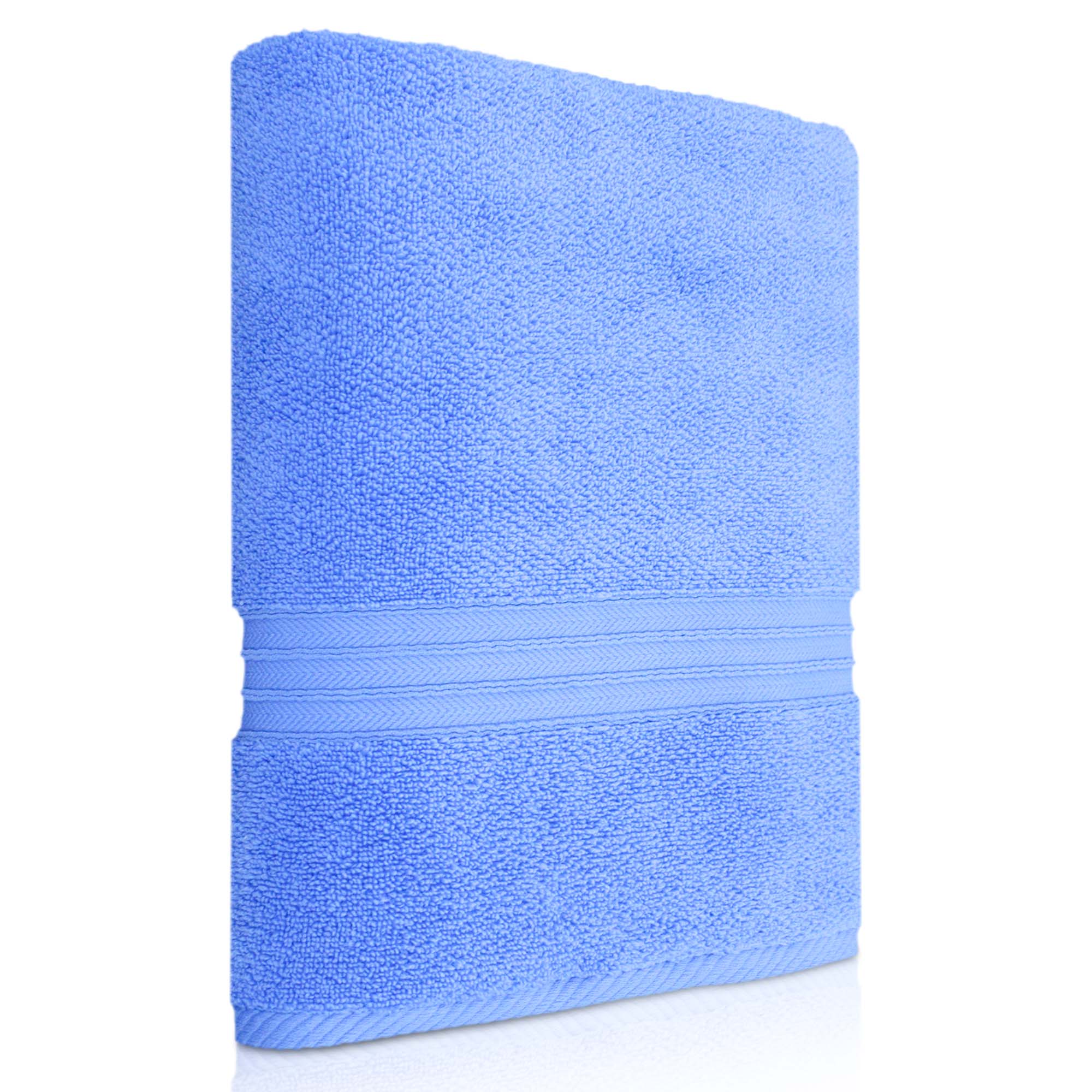 Zero Twist Bath Towel – Blue | Ultra-Soft & Luxurious