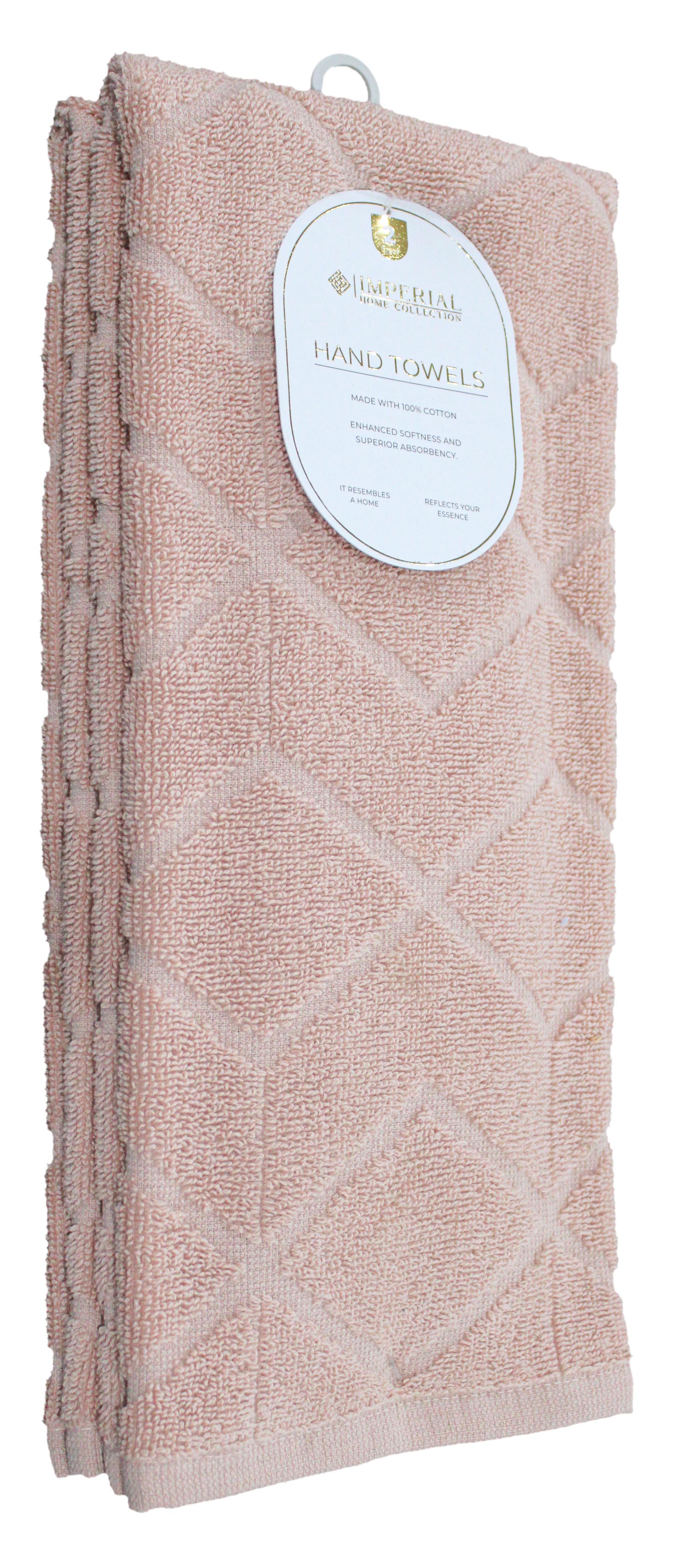 2-pack Diamond Hand Towels