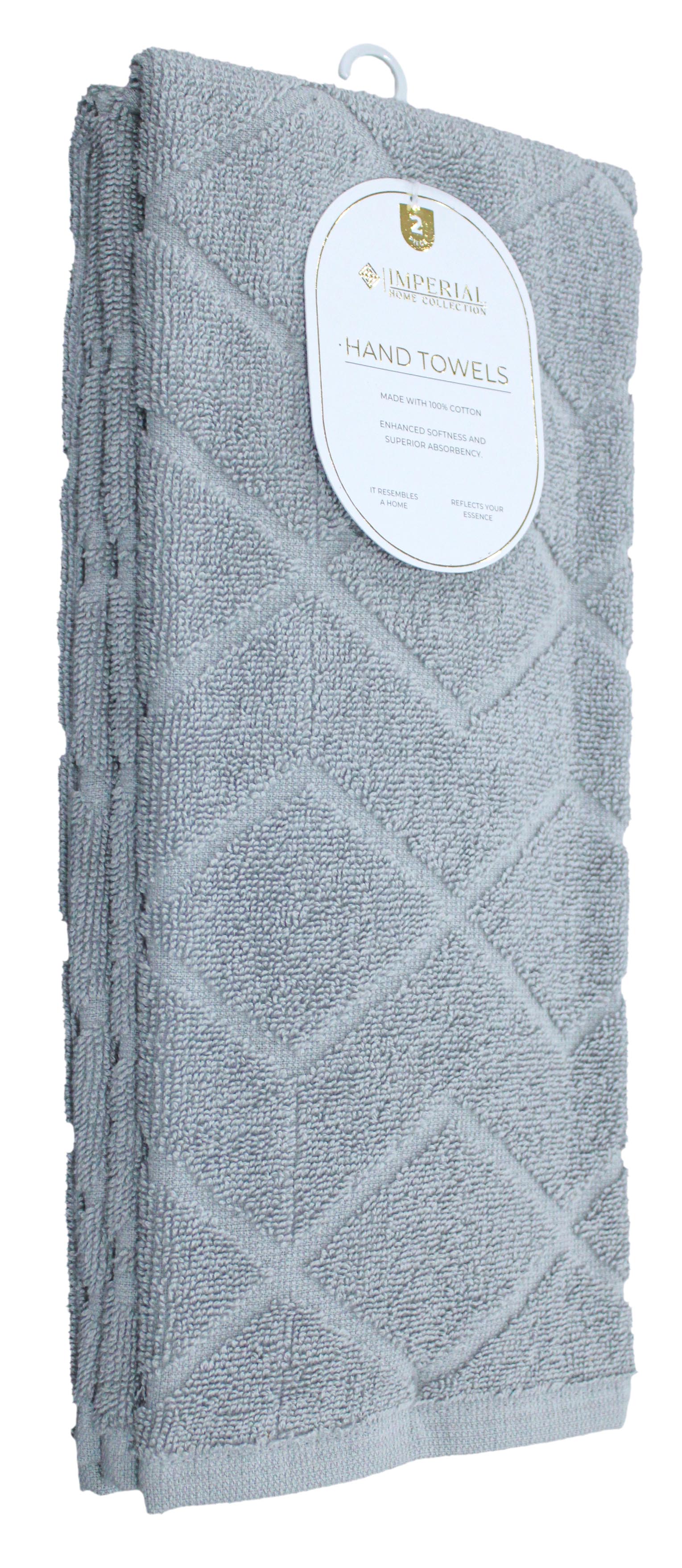2-pack Diamond Hand Towels
