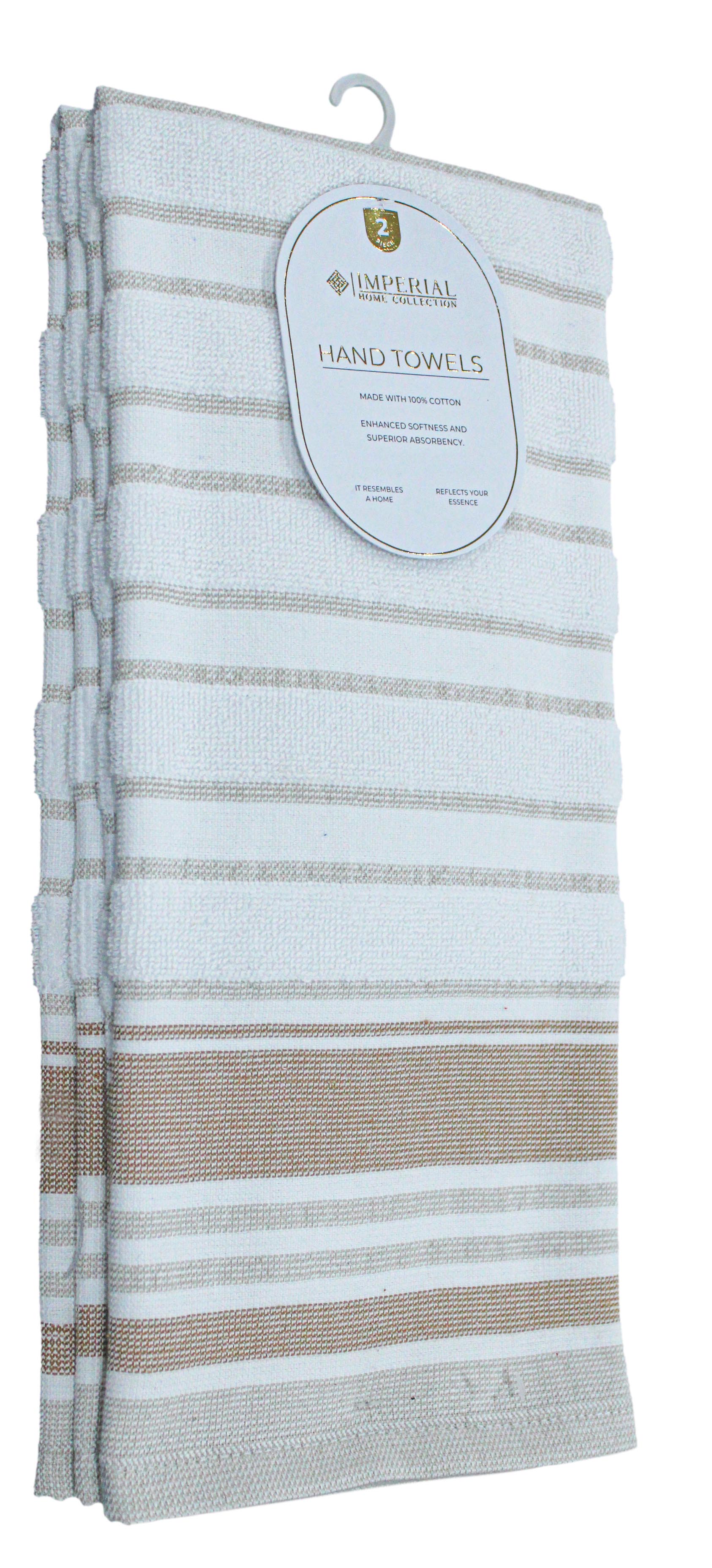 2-pack Yarn Dyed Hand Towels