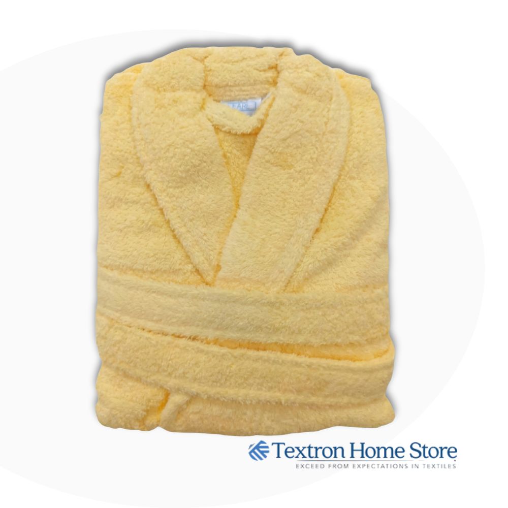Luxury Adult Bathrobe Yellow