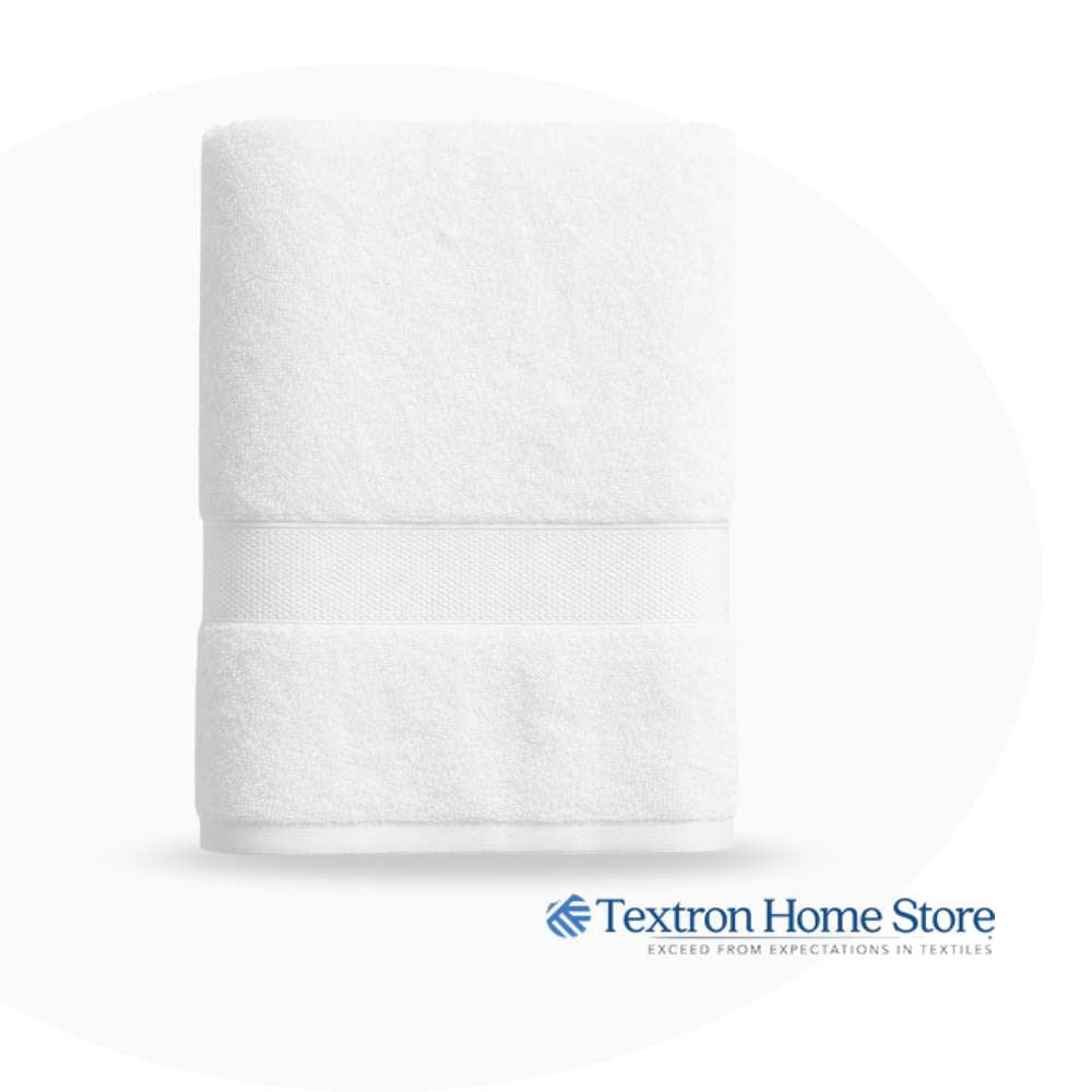 Luxury Bath Towel White – 100% Cotton Zero Twist