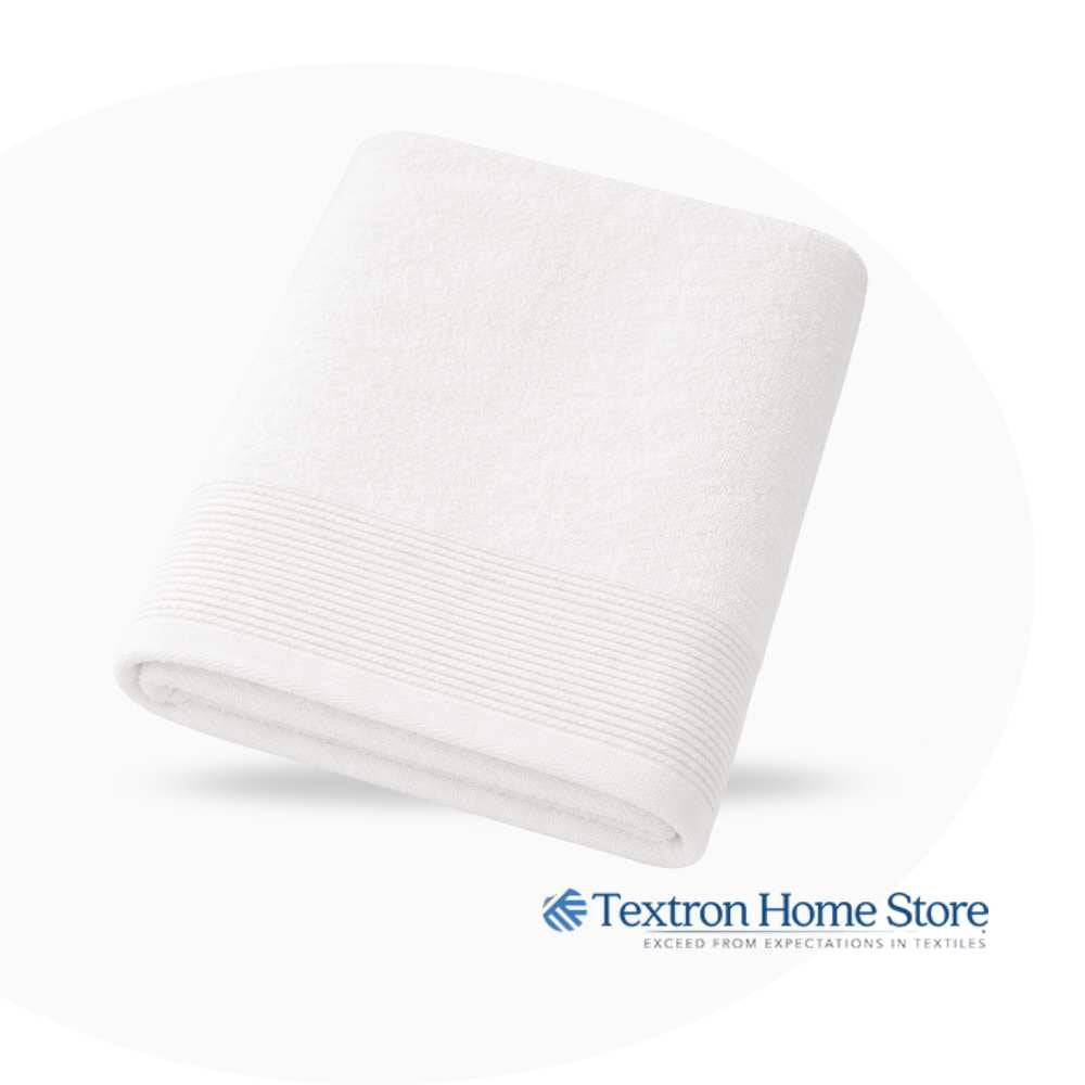 Luxury  Bath Towel White