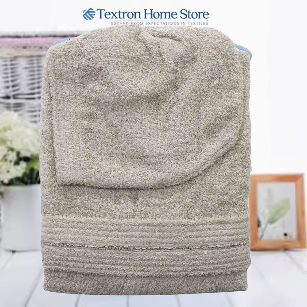 Luxury Bathrobe for Kids Taupe