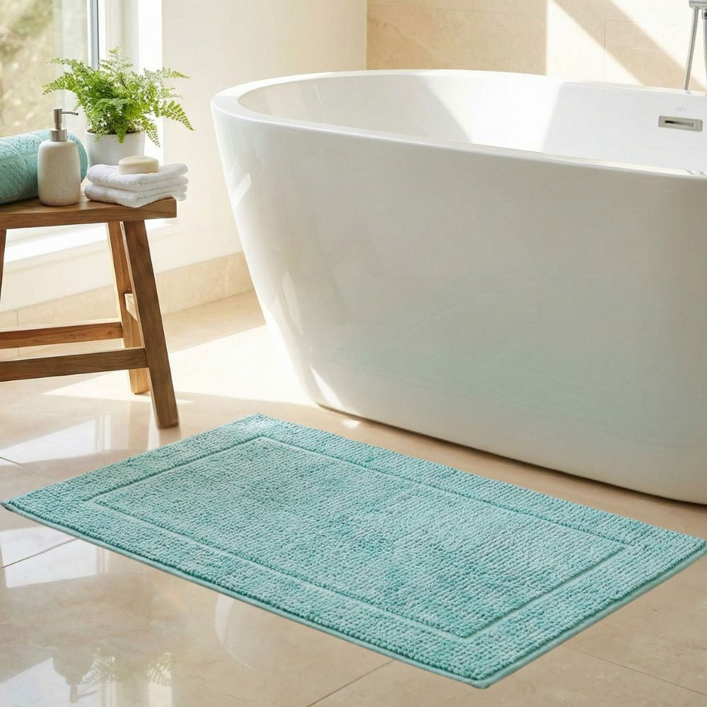 Bath Mat – Blue | 100% Ring Spun Cotton