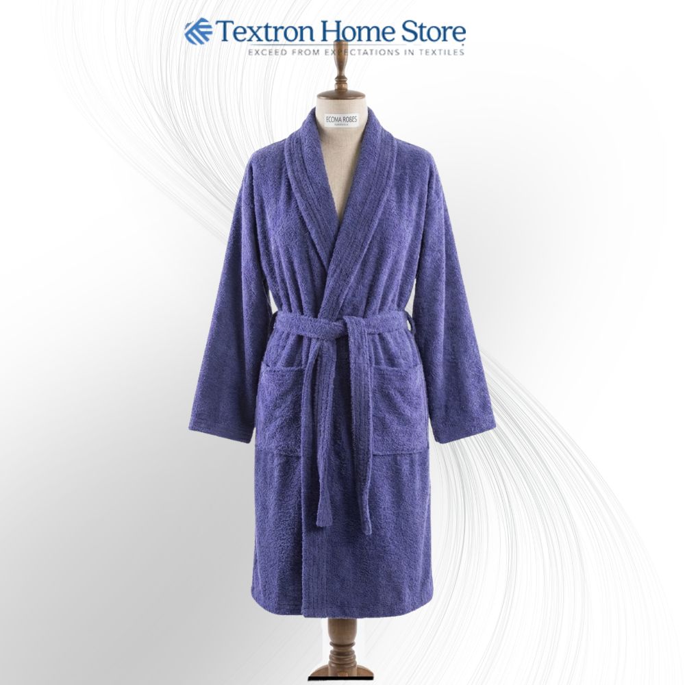 Luxury Adult Bathrobe Blue