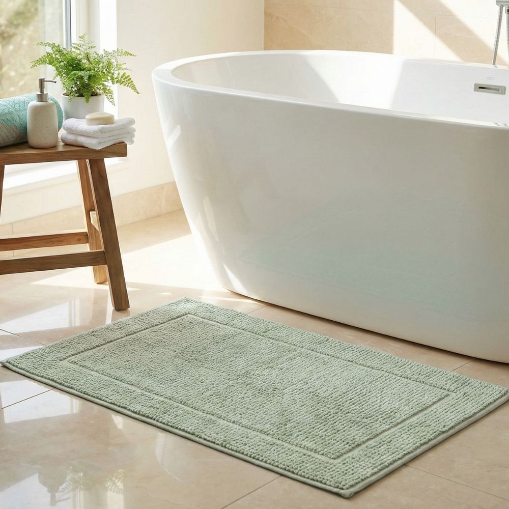 Bath Mat – Sage | 100% Ring Spun Cotton