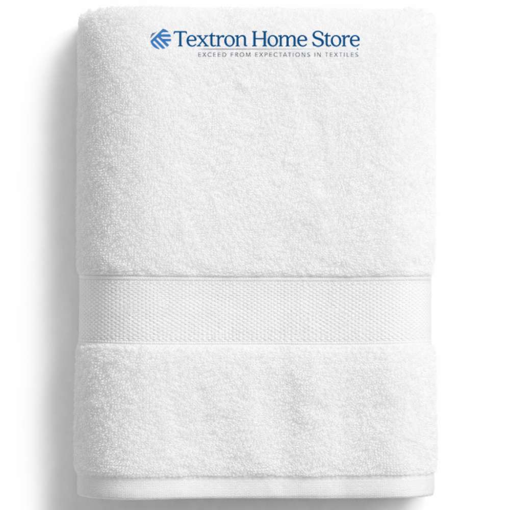 Luxury Bath Towel White – 100% Cotton Zero Twist