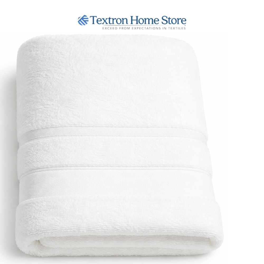 Bath Towel White – 100% Cotton Zero Twist