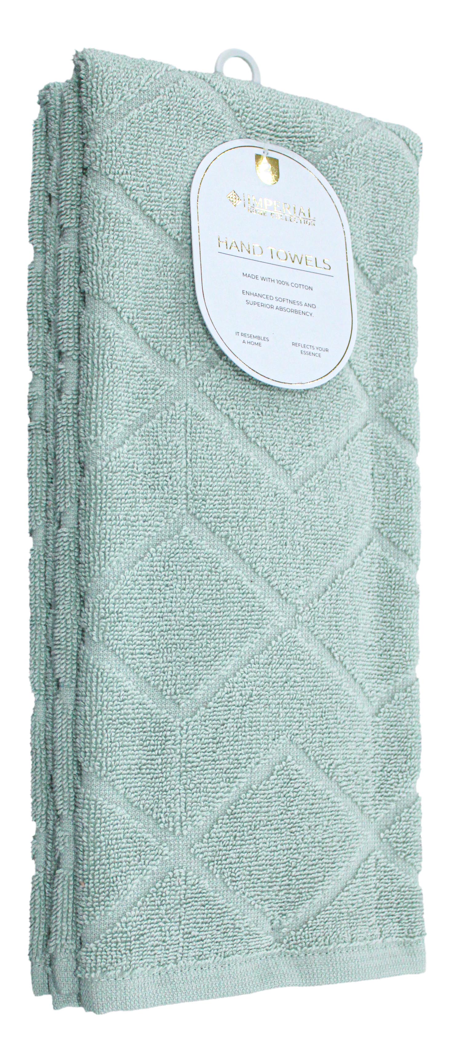 2-pack Diamond Hand Towels
